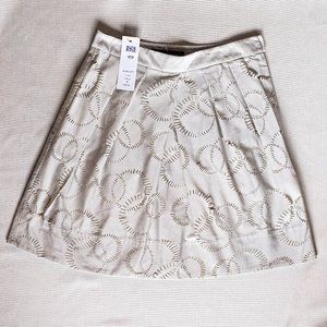 NWT Cream Lida Baday Skirt Size 4